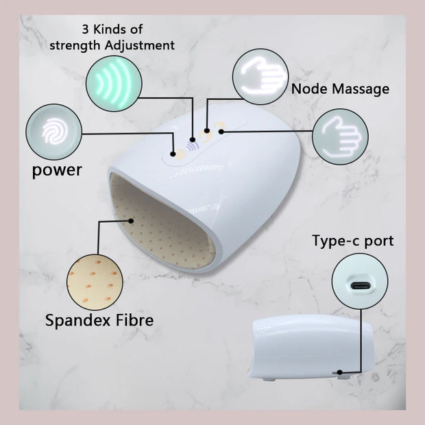 Electric Hand Massager with Air Compression Heat Cordless - My Store