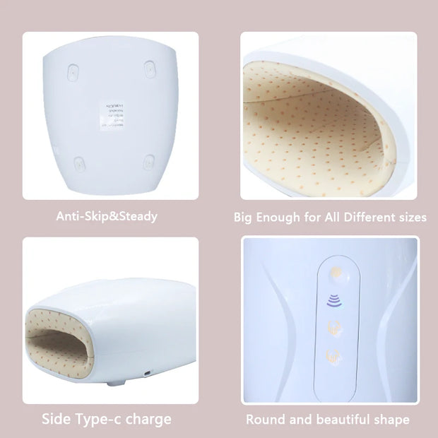 Electric Hand Massager with Air Compression Heat Cordless - My Store