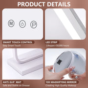 Shany 40 x 50 cm Dimmable LED Mirror - Vivi & Luxe