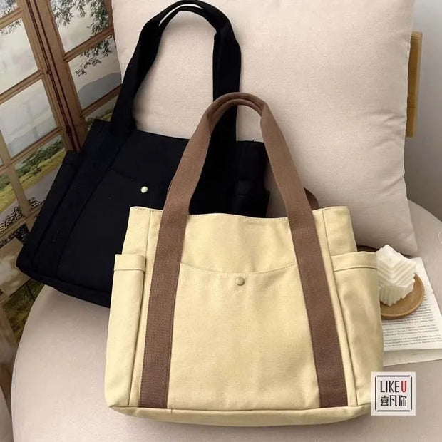 Toto Canvas Shoulder Bag (3 Colours) - My Store