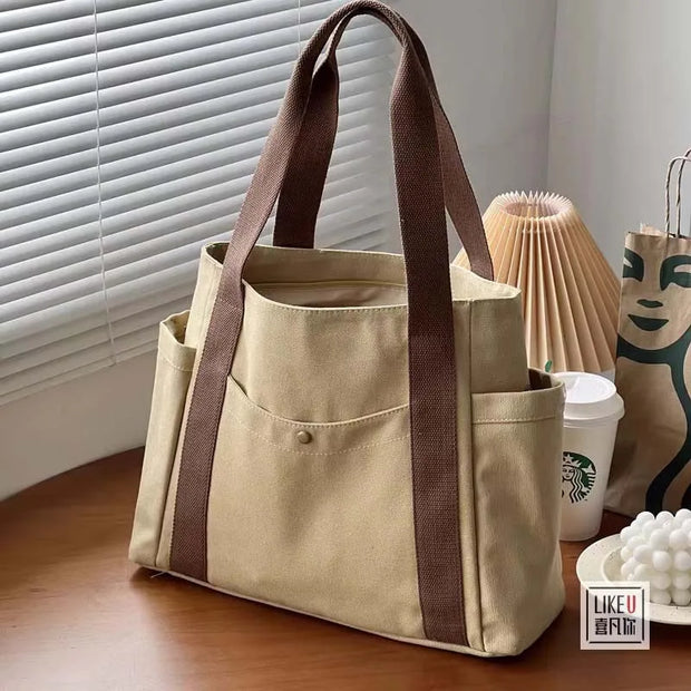 Toto Canvas Shoulder Bag (3 Colours) - My Store