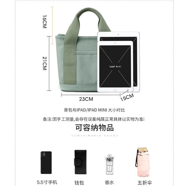 Zohre Canvas bag (5 Colours) - My Store