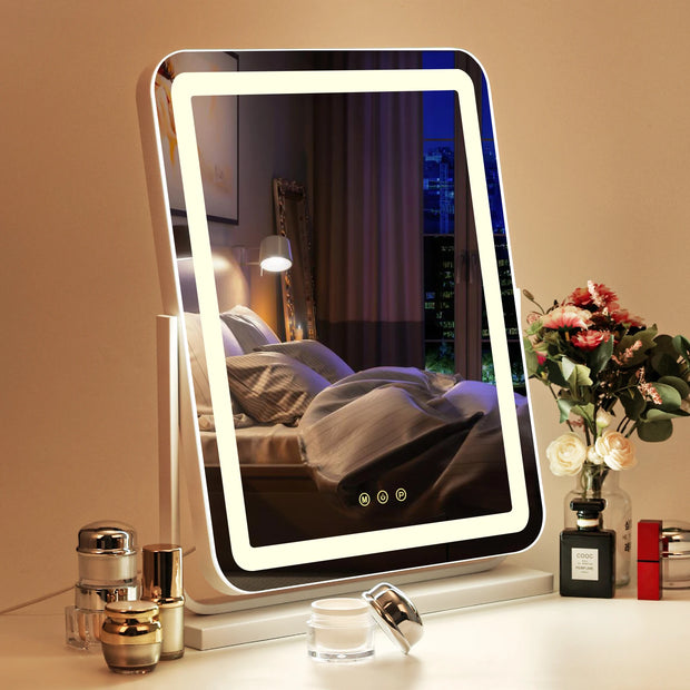 Shany 40 x 50 cm Dimmable LED Mirror - Vivi & Luxe