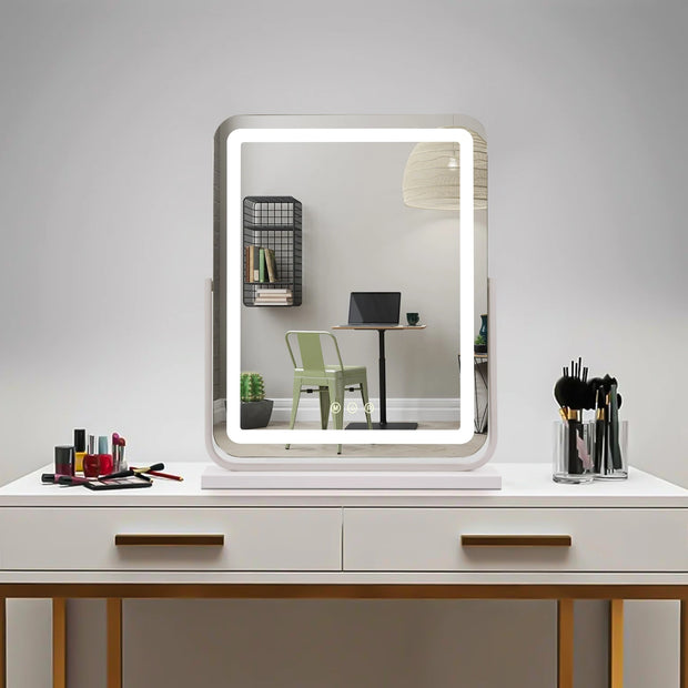 Shany 40 x 50 cm Dimmable LED Mirror - Vivi & Luxe