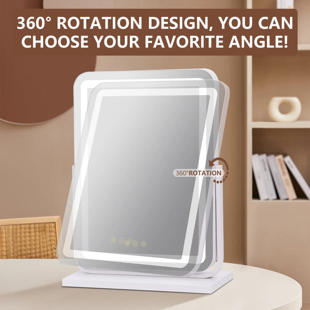 Shany 40 x 50 cm Dimmable LED Mirror - Vivi & Luxe