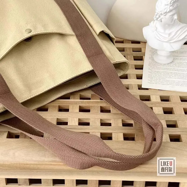 Toto Canvas Shoulder Bag (3 Colours) - My Store
