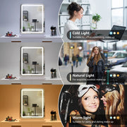 Shany 40 x 50 cm Dimmable LED Mirror - Vivi & Luxe